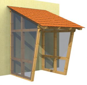 Vordach Sonderkonstruktion 3D