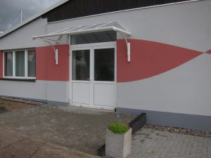Vordach Amsterdam 1 mit Konsole Typ 1
