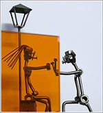 Glasfarbe tangarine