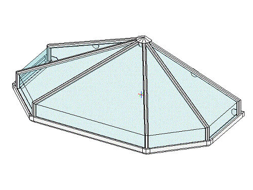 Aluminiumvordach Berlin1 schematisch