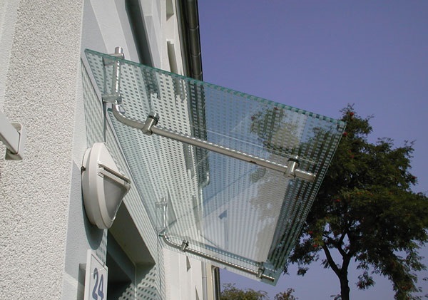 Edelstahlvordach Hamburg