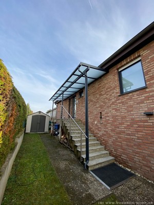 Terrassendach Elegant-Line als Eingangsüberdachung in Groß-Zimmern 1