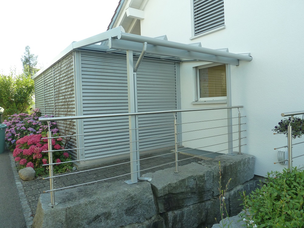 Terrassendach als Vordach